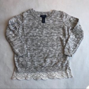 GapKids Girl Gray Knit Sweater